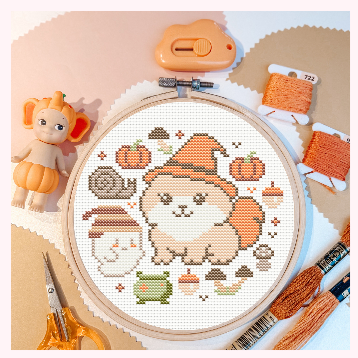 🎃 Liu’s Magic Halloween - Cross Stitch (Digital Pattern)