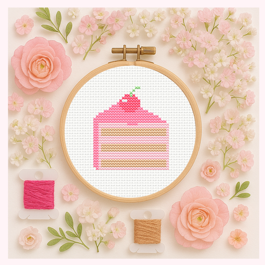 🎂 Sweet Cake – Cross Stitch Pattern (Digital Pattern)