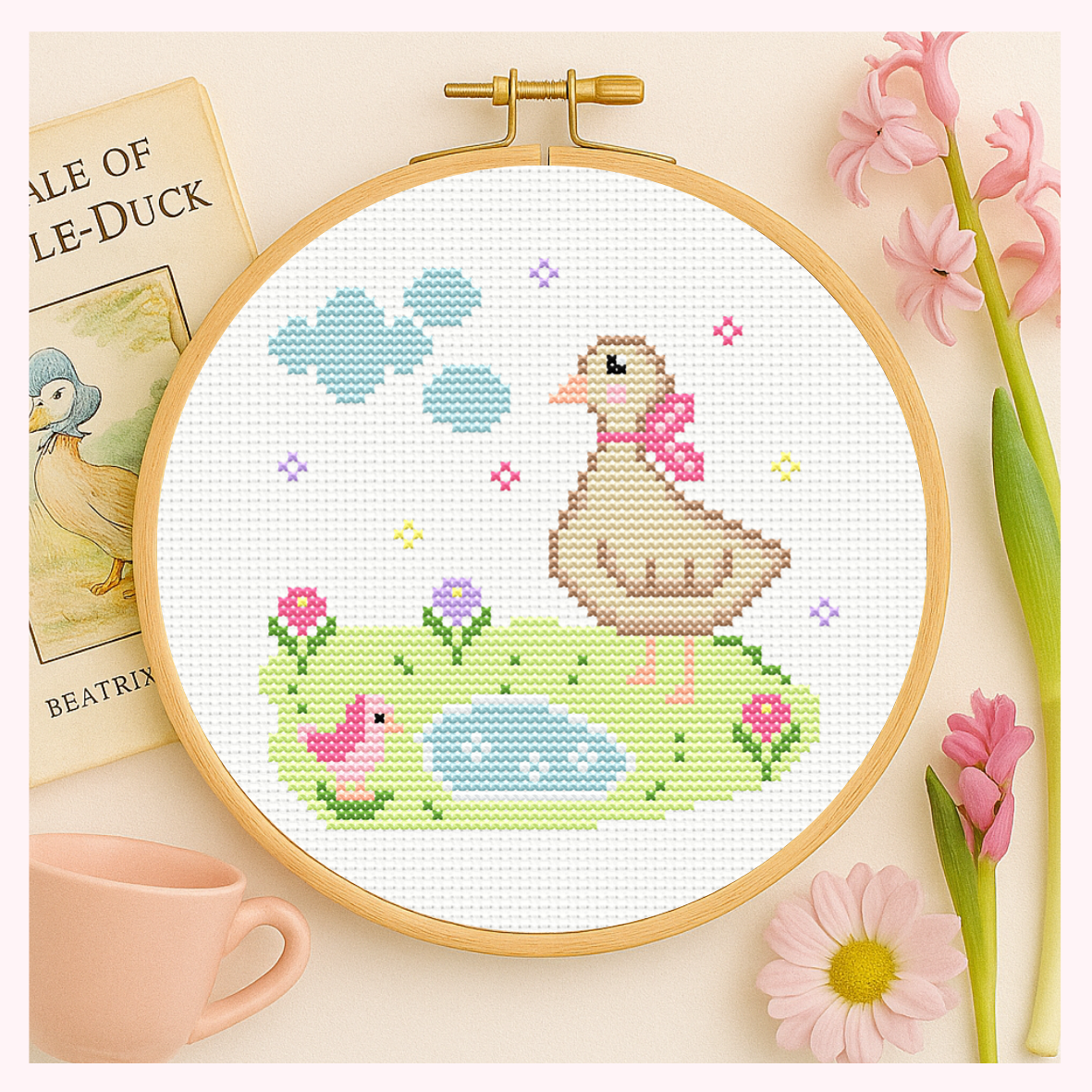🐤 Sally Cross Stitch KIT